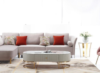 Corner sofa L-shape Modern sofa Corner sofa L-shape Living landscape Couch Corner sofa Upholstery